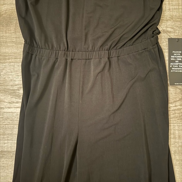 NWT BCBG “Brittany” Black Halter Wide-Leg Jumper Size M - Picture 16 of 16
